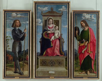 Madonna mit Kind und den Heiligen Georg und Jakob, ca. 1510 von Giovanni Battista Cima da Conegliano